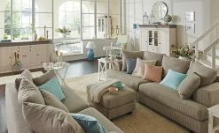 SOHO Großes Loungesofa braun - Webstoff Franka | Sand (Beige) 3 -Sofas Verkaufsladen 14409062 6 201811271454