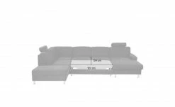 meinSofa Wohnlandschaft mit Schlaffunktion Jana | Anthrazit links Erweiterte Funktion -Sofas Verkaufsladen 15406852 9 202107011258