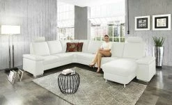 meinSofa Wohnlandschaft Elsa | Weiß links Grundfunktion
