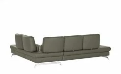 JOOP! Ecksofa Leder Loft 8108 | Stone (Grau) rechts -Sofas Verkaufsladen 19400020 9 202203181234