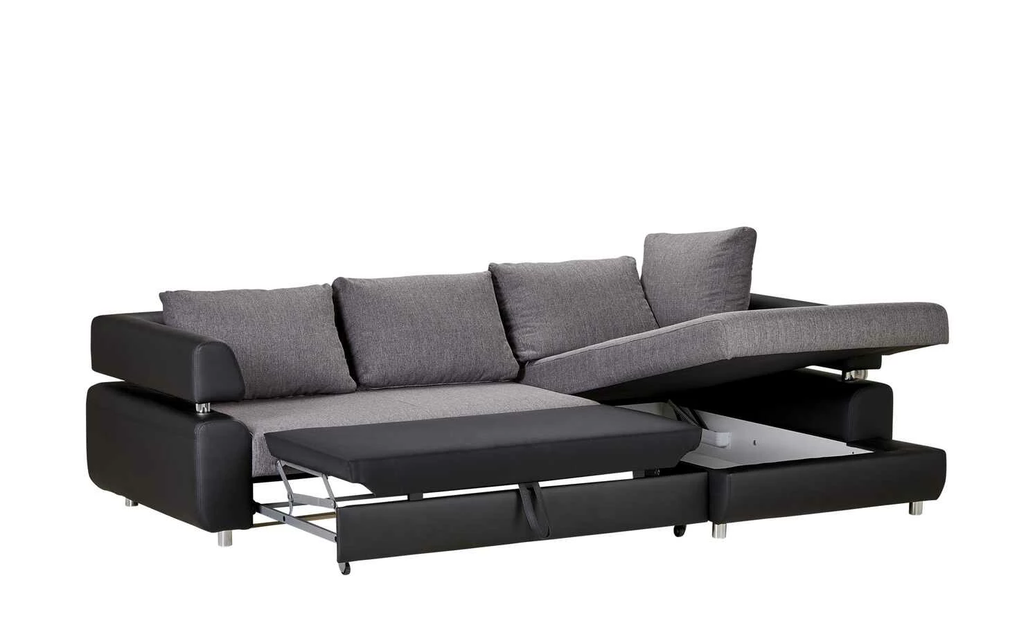 switch Ecksofa mit Schlaffunktion Panama | Schwarz Elefant-Grau rechts Erweiterte Funktion 15 switch Ecksofa mit Schlaffunktion Panama | Schwarz Elefant-Grau rechts Erweiterte Funktion – Bild 13