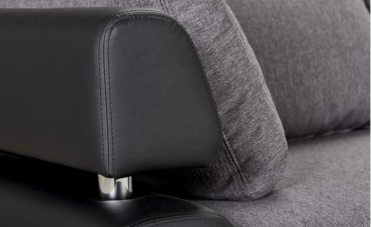 switch Ecksofa mit Schlaffunktion Panama | Schwarz Elefant-Grau rechts Erweiterte Funktion 12 switch Ecksofa mit Schlaffunktion Panama | Schwarz Elefant-Grau rechts Erweiterte Funktion – Bild 10