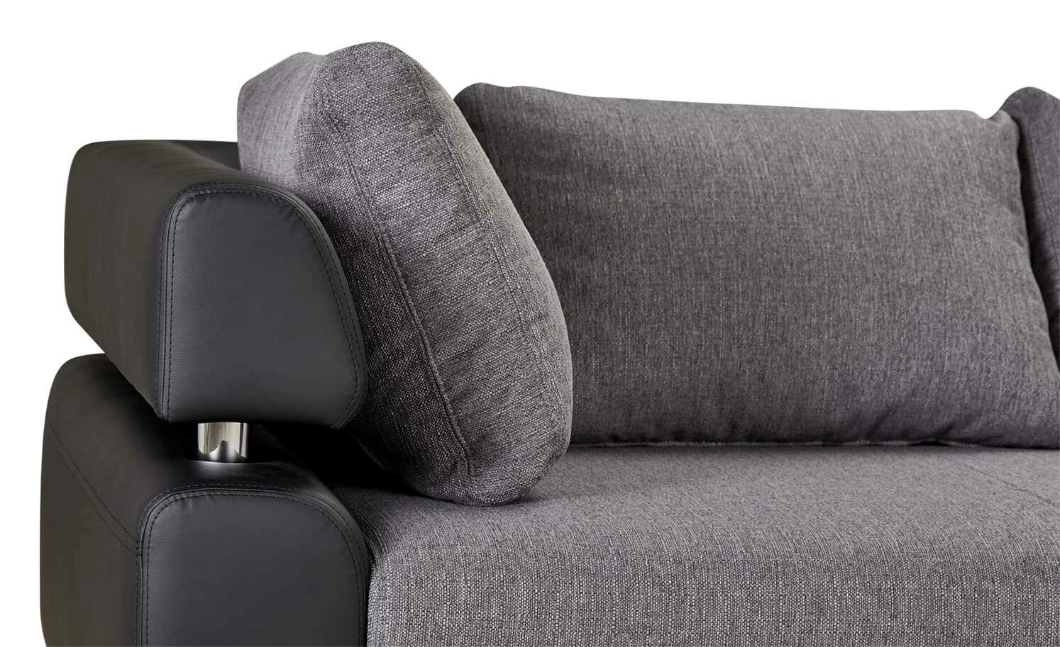switch Ecksofa mit Schlaffunktion Panama | Schwarz Elefant-Grau rechts Erweiterte Funktion 14 switch Ecksofa mit Schlaffunktion Panama | Schwarz Elefant-Grau rechts Erweiterte Funktion – Bild 12
