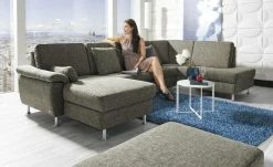 Diva Wohnlandschaft Diva | Stein (Grau) rechts ohne