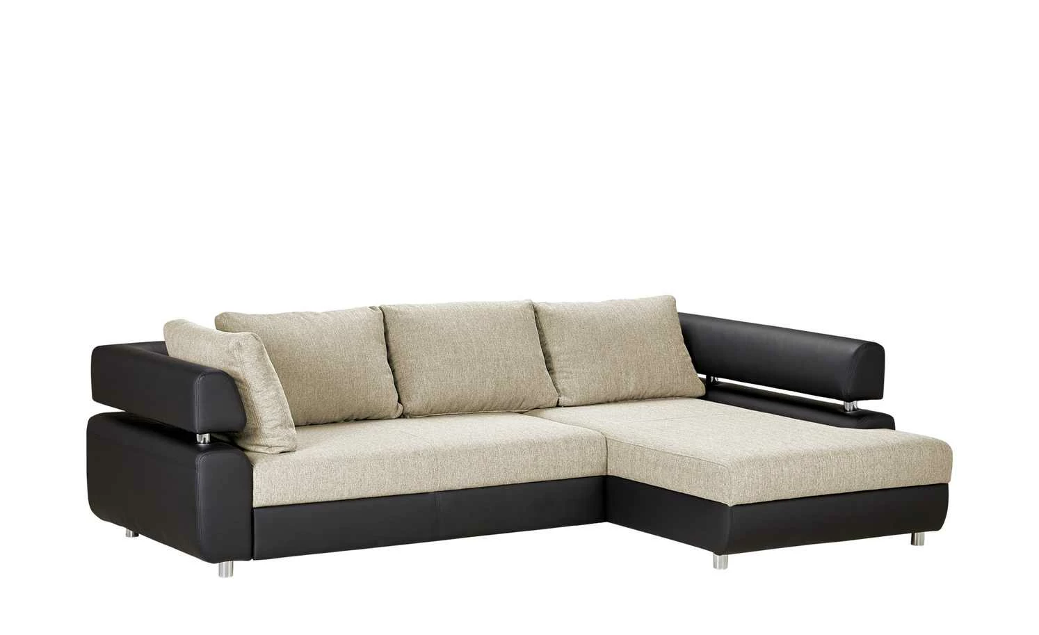 switch Ecksofa Panama | Schwarz Ivory (Beige) rechts ohne 4 switch Ecksofa Panama | Schwarz Ivory (Beige) rechts ohne – Bild 2