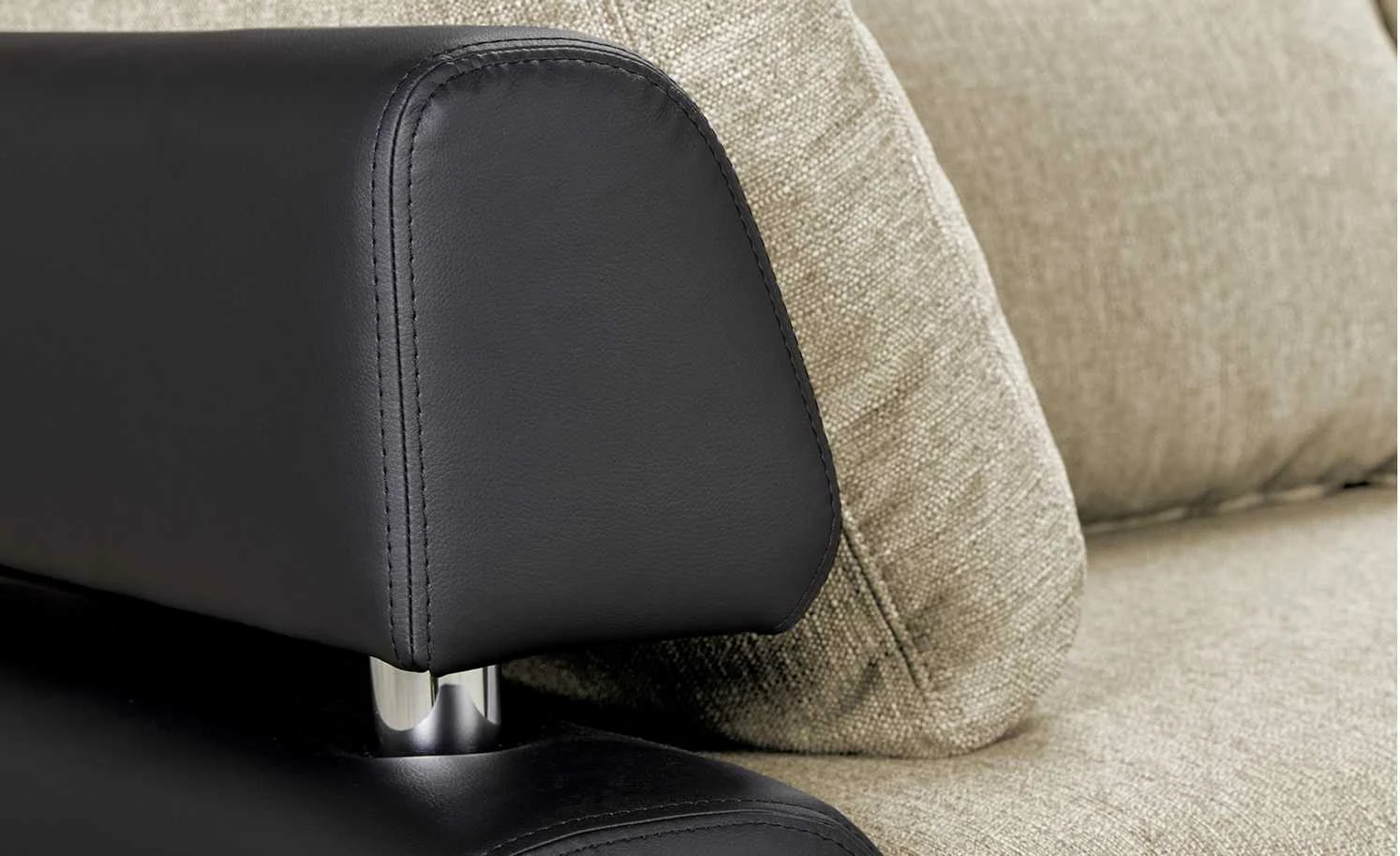 switch Ecksofa Panama | Schwarz Ivory (Beige) rechts ohne 7 switch Ecksofa Panama | Schwarz Ivory (Beige) rechts ohne – Bild 5