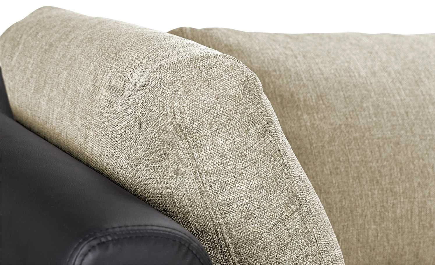 switch Ecksofa Panama | Schwarz Ivory (Beige) rechts ohne 8 switch Ecksofa Panama | Schwarz Ivory (Beige) rechts ohne – Bild 6