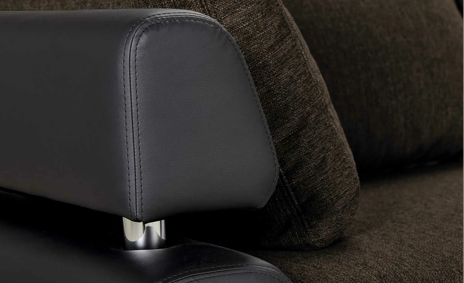 switch Ecksofa Panama | Schwarz Mocca-Braun rechts ohne 7 switch Ecksofa Panama | Schwarz Mocca-Braun rechts ohne – Bild 5