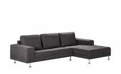 smart Ecksofa Garda | Dunkelgrau rechts Flachgewebe -Sofas Verkaufsladen 20402144 6 201811271515
