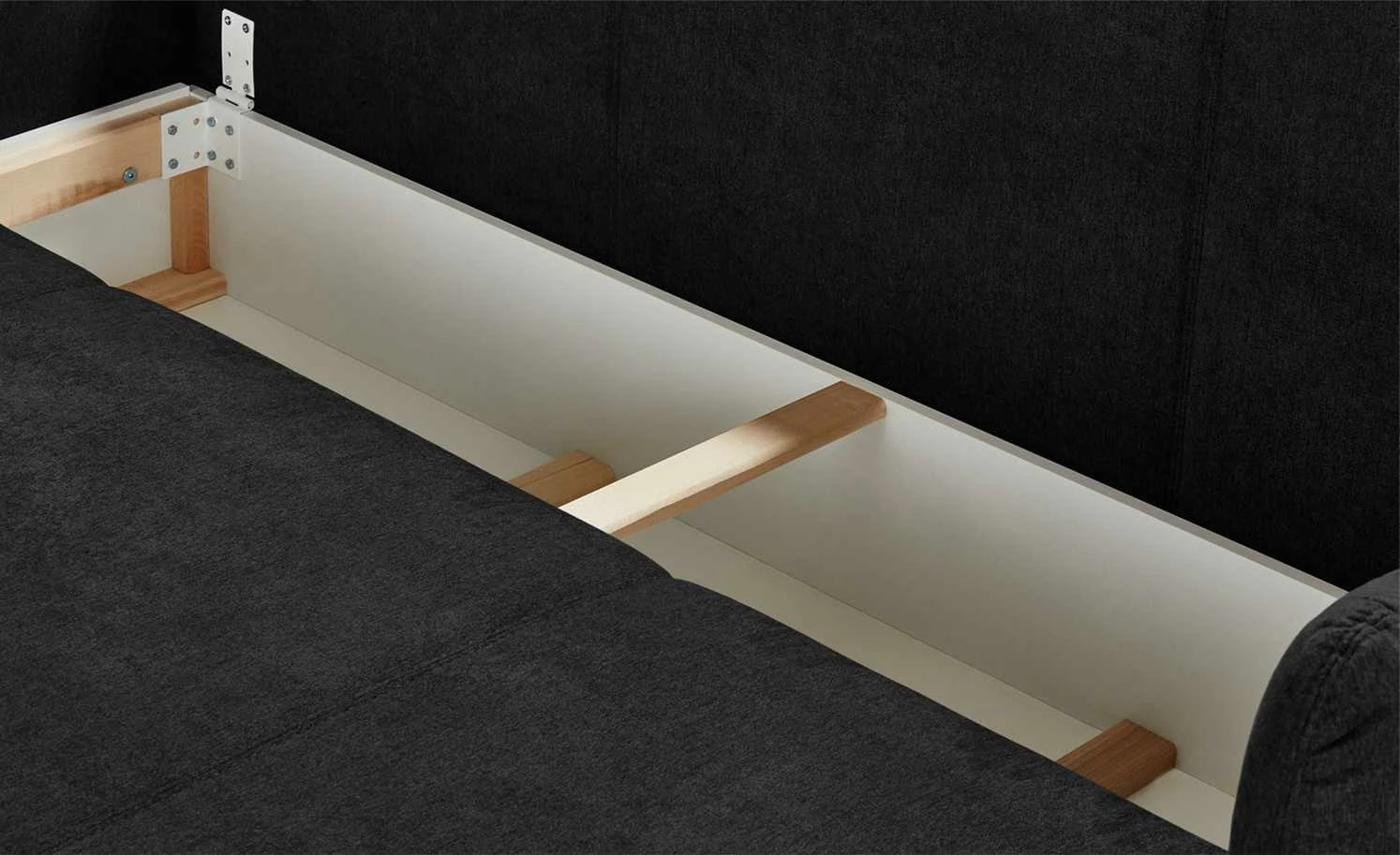 smart Schlafsofa Franziska | Schwarz 4 smart Schlafsofa Franziska | Schwarz – Bild 2