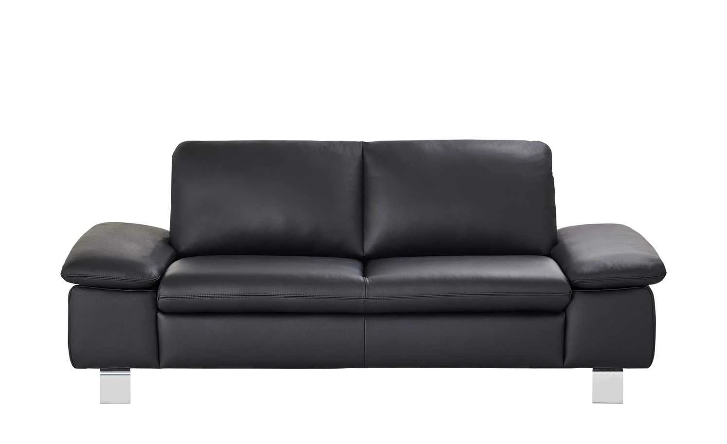 smart Sofa Finola | 3 Schwarz Leder 4 smart Sofa Finola | 3 Schwarz Leder – Bild 3