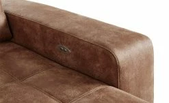 bobb Ecksofa cognac - Mikrofaser Caro | Cognac (Hellbraun) Mikrofaser in Kunstlederoptik links Erweiterte Funktion -Sofas Verkaufsladen 21405804 5 201901170915