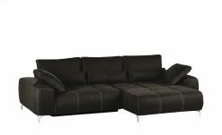 bobb Ecksofa mit Boxspringpolsterung Filis de Luxe | Mikrofaser Mocca (Braun) rechts verchromt -Sofas Verkaufsladen 21405902 1 201811271542