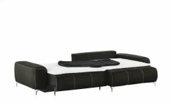 bobb Ecksofa mit Boxspringpolsterung Filis de Luxe | Mikrofaser Mocca (Braun) rechts verchromt -Sofas Verkaufsladen 21405902 5 201906271456