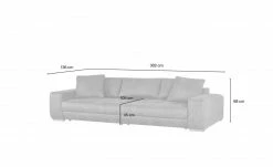 bobb Big Sofa cognac - Microfaser Caro | Cognac (Braun) Microfaser in Leder-Optik Erweiterte Funktion -Sofas Verkaufsladen 21406105 6 202106181241