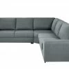 Ecksofa Renée | Graublau Webstoff
