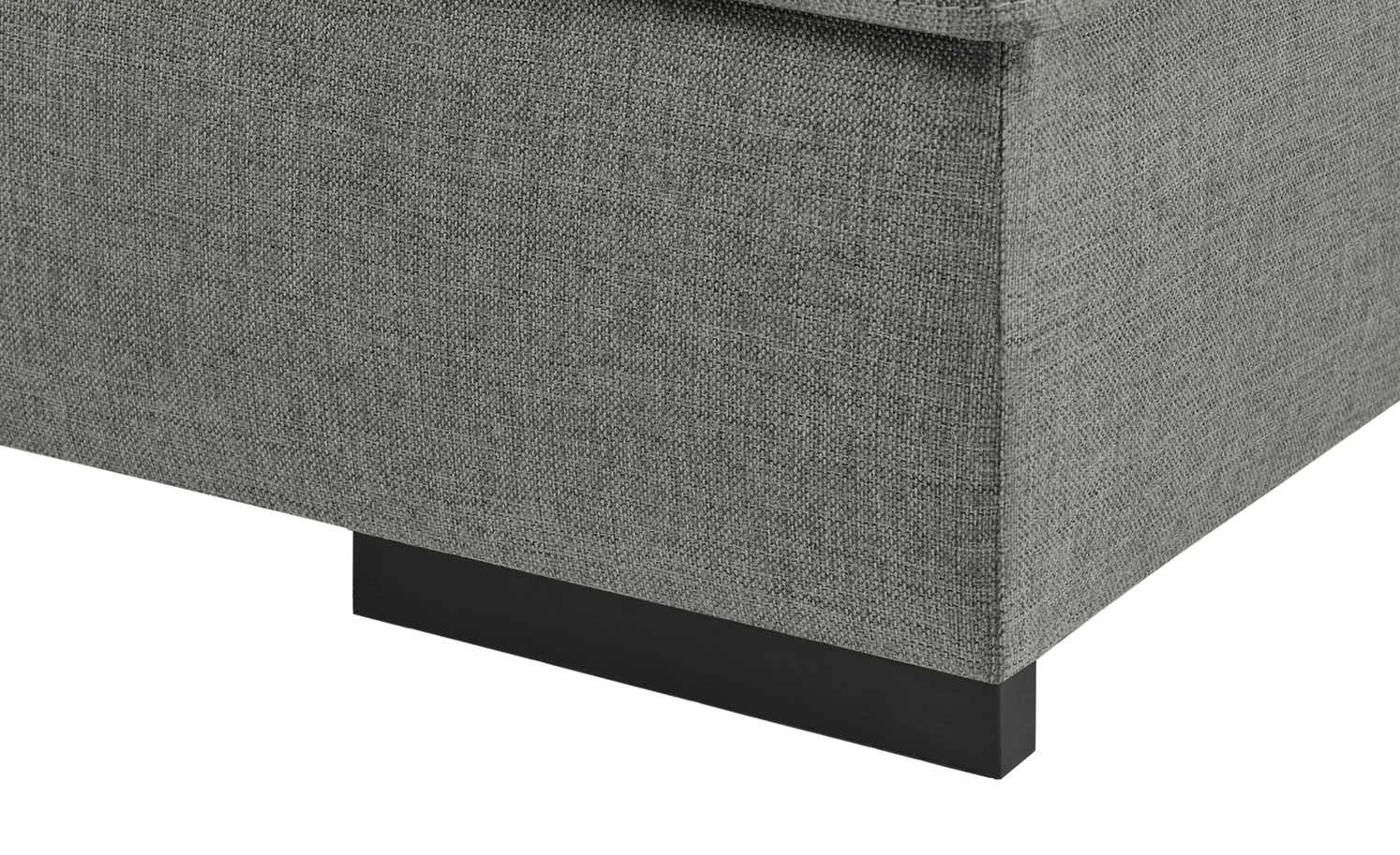 Ecksofa Renée | Anthrazit rechts Webstoff 4 Ecksofa Renée | Anthrazit rechts Webstoff – Bild 2