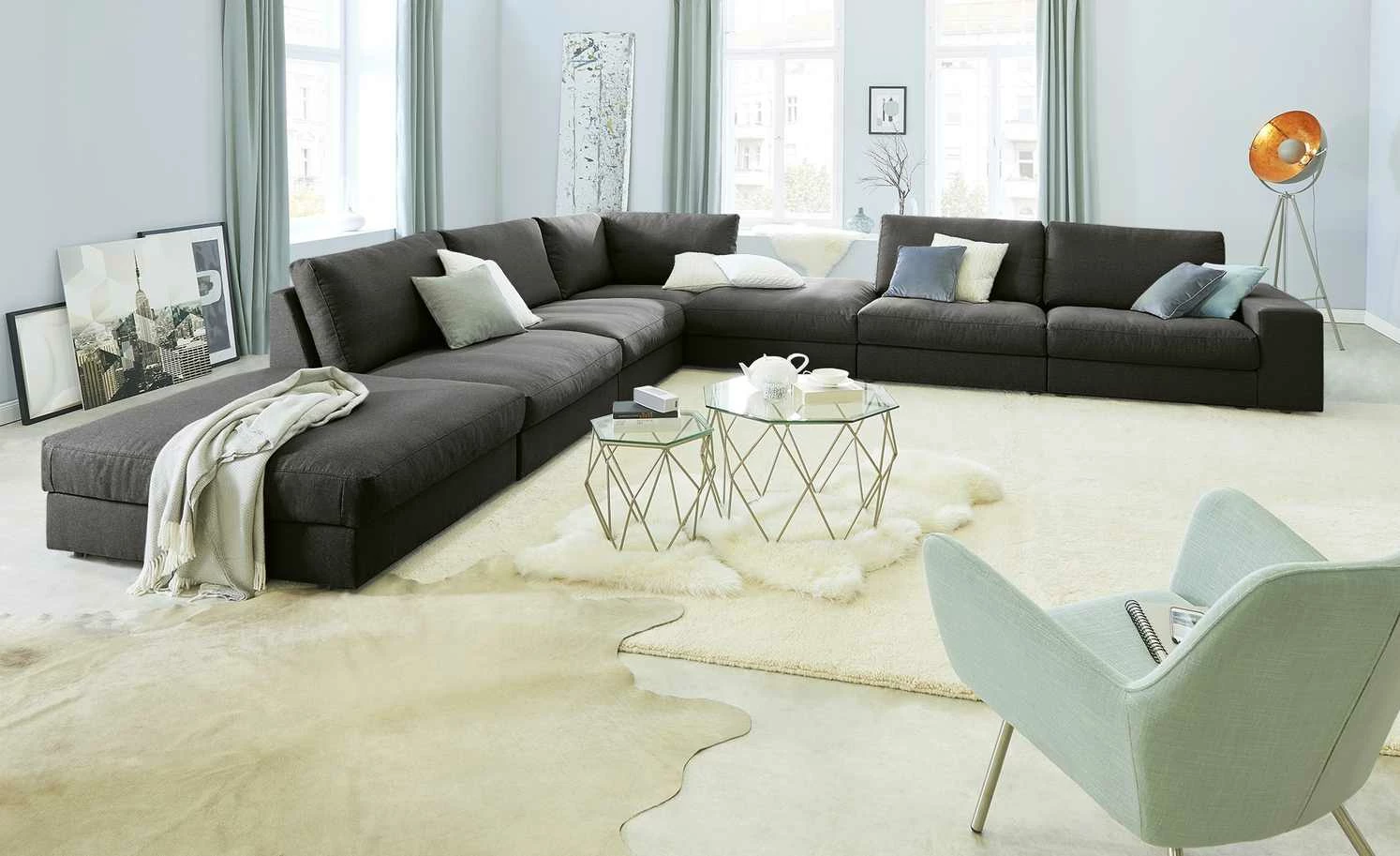 Wohnlandschaft Brooke | Braun 3 Wohnlandschaft Brooke | Braun