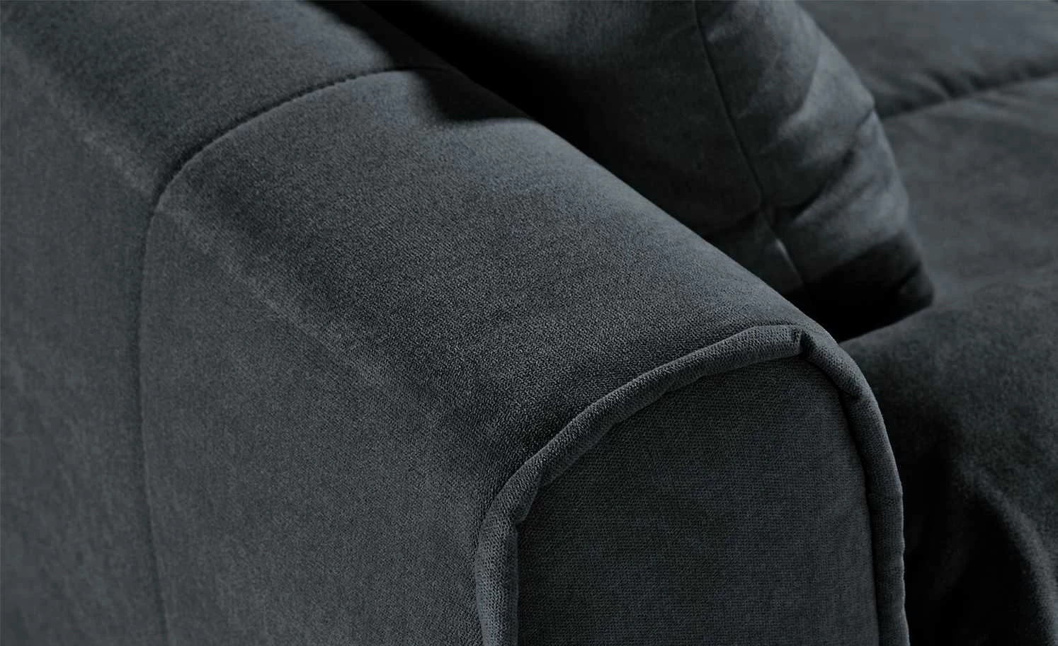 smart Schlafsofa Alina | Schwarz 4 smart Schlafsofa Alina | Schwarz – Bild 2