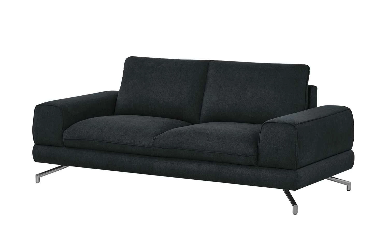 smart Sofa Bonika | 2,5 Schwarz Flachgewebe 9 smart Sofa Bonika | 2,5 Schwarz Flachgewebe – Bild 7