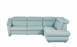 himolla Ecksofa Leder 9707 | Hellblau rechts Erweiterte Funktion -Sofas Verkaufsladen 21407165 1 202001161148