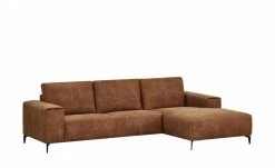 smart Ecksofa Gabriela | Cognac rechts Mikrofaser Leder-Optik glatt -Sofas Verkaufsladen 21408223 14 202102081234