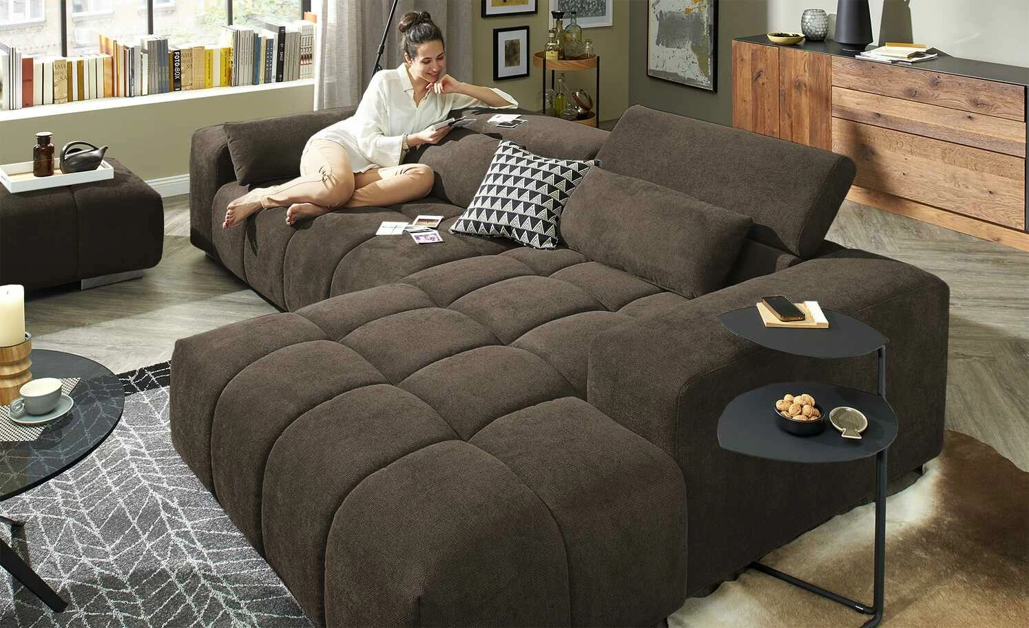 uno Ecksofa Origo | Braun rechts 3 uno Ecksofa Origo | Braun rechts