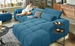 uno Ecksofa Origo | Blau rechts