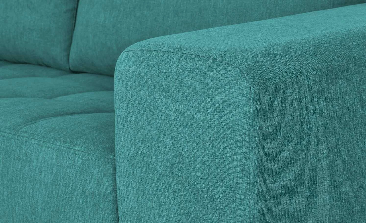 smart Ecksofa Garda | Petrol rechts Flachgewebe 6 smart Ecksofa Garda | Petrol rechts Flachgewebe – Bild 4