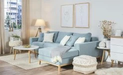 smart Ecksofa Vivien | Mint rechts Erweiterte Funktion Flachgewebe -Sofas Verkaufsladen 22400790 13 202209190926