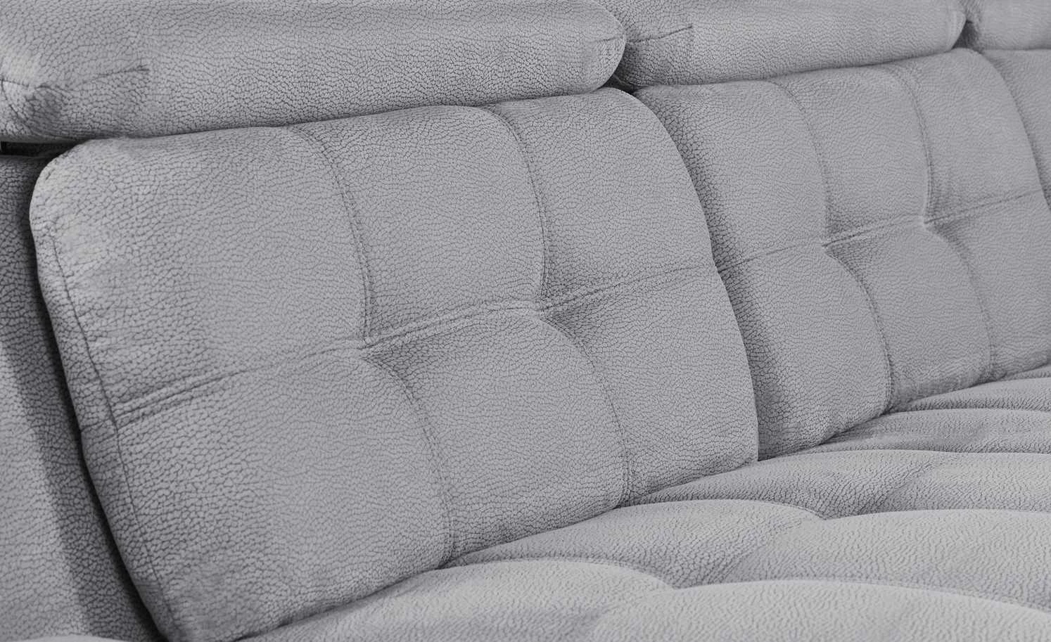 uno Ecksofa Elias | Silbergrau rechts Grundfunktion 8 uno Ecksofa Elias | Silbergrau rechts Grundfunktion – Bild 6