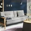 Design-Schlafsofa Stratos | Dunkelgrau / Eiche -Sofas Verkaufsladen 22400911 8 202106302232