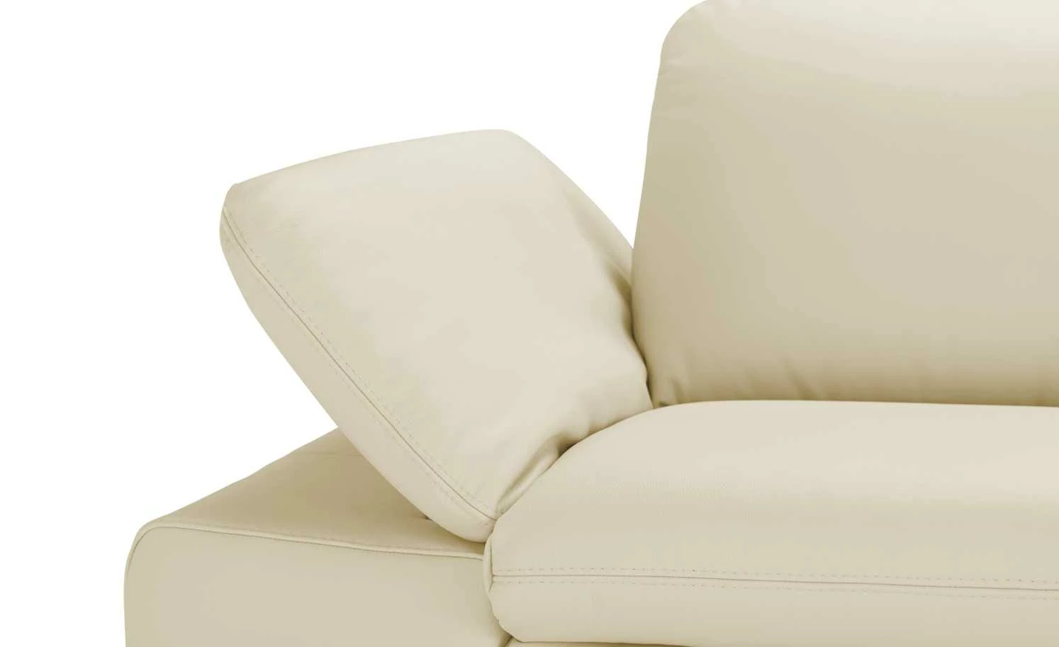 smart Sofa Finola | 2 Creme Leder 6 smart Sofa Finola | 2 Creme Leder – Bild 4
