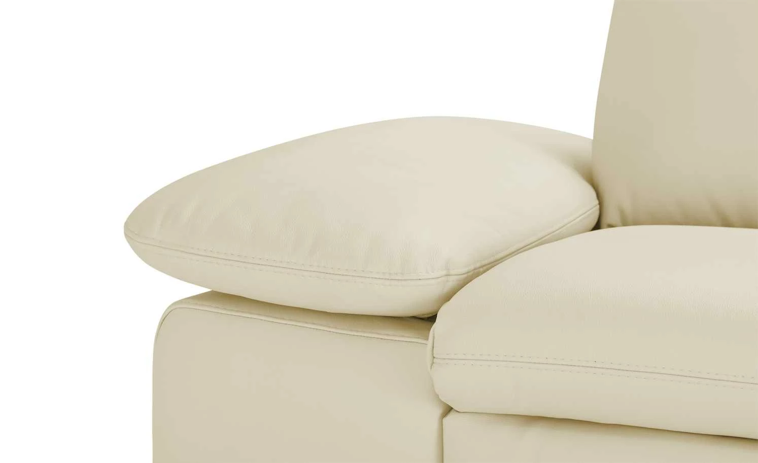 smart Sofa Finola | 2 Creme Leder 7 smart Sofa Finola | 2 Creme Leder – Bild 5