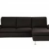smart Ecksofa Okelani | Dunkelbraun rechts Leder