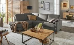 Max Schelling Ecksofa Maximum Plus | Anthrazit links Erweiterte Funktion eckig, eckig
