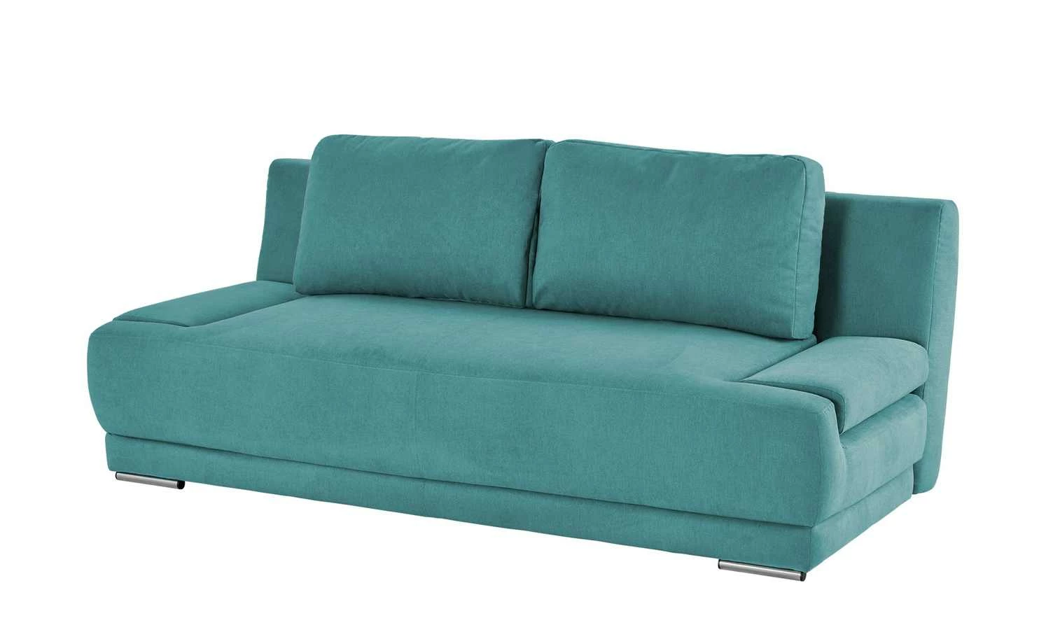 smart Schlafsofa Regina | Flachgewebe Petrol 7 smart Schlafsofa Regina | Flachgewebe Petrol – Bild 5