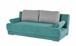smart Schlafsofa Regina | Flachgewebe Petrol / Hellgrau -Sofas Verkaufsladen 22402514 1 201811271548