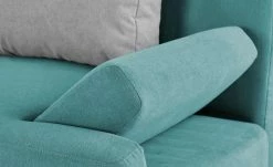 smart Schlafsofa Regina | Flachgewebe Petrol / Hellgrau -Sofas Verkaufsladen 22402514 5 201811271548