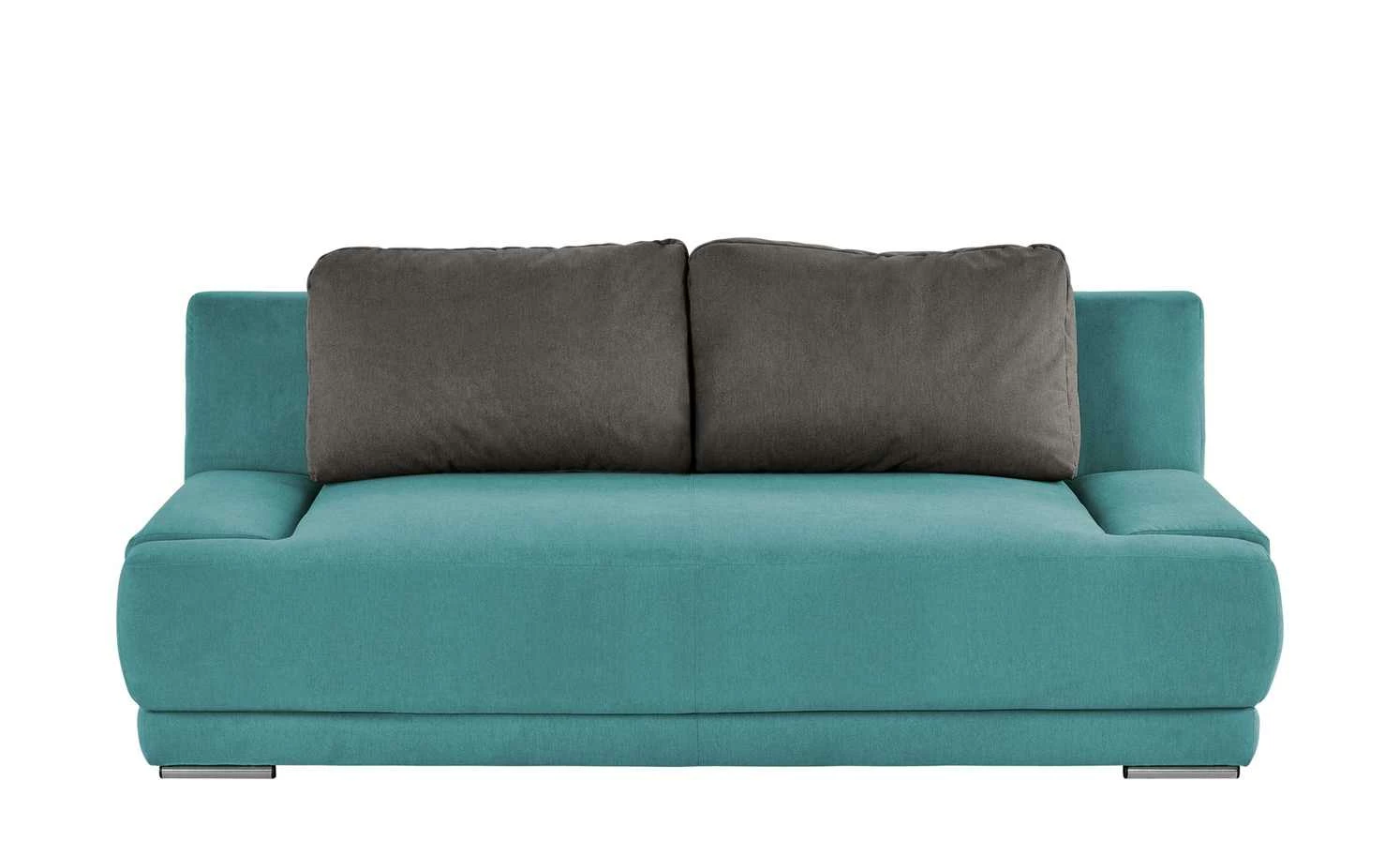 smart Schlafsofa Regina | Flachgewebe Petrol / Schlamm 3 smart Schlafsofa Regina | Flachgewebe Petrol / Schlamm