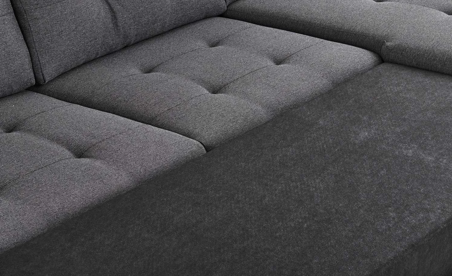 Ecksofa Carmen | Anthrazit rechts 9 Ecksofa Carmen | Anthrazit rechts – Bild 7