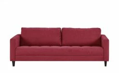 smart Sofa Geradine | 3 Rot Flachgewebe