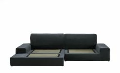 smart Ecksofa Lianea | Flachgewebe Schwarz / Bordeauxrot links -Sofas Verkaufsladen 23402168 4 202008282250