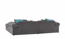 smart Ecksofa Lianea | Flachgewebe Grau / Petrol rechts -Sofas Verkaufsladen 23402171 13 202009242337