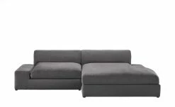 smart Ecksofa Lianea | Flachgewebe Grau / Petrol rechts -Sofas Verkaufsladen 23402171 8 202009242333