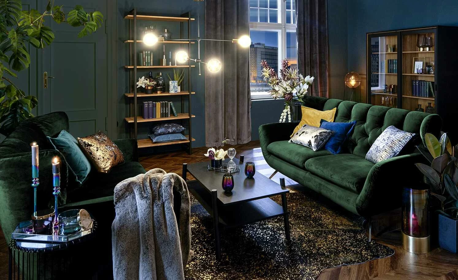 pop Sofa Caldara | Smaragd (Dunkelgrün) 2 Chrom 4 pop Sofa Caldara | Smaragd (Dunkelgrün) 2 Chrom – Bild 2