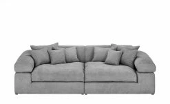 smart Big Sofa Lianea | Silbergrau Flachgewebe