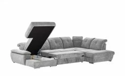 Wohnlandschaft mit Funktion Gladys | Melange (Grau) rechts -Sofas Verkaufsladen 23403082 18 202101282238