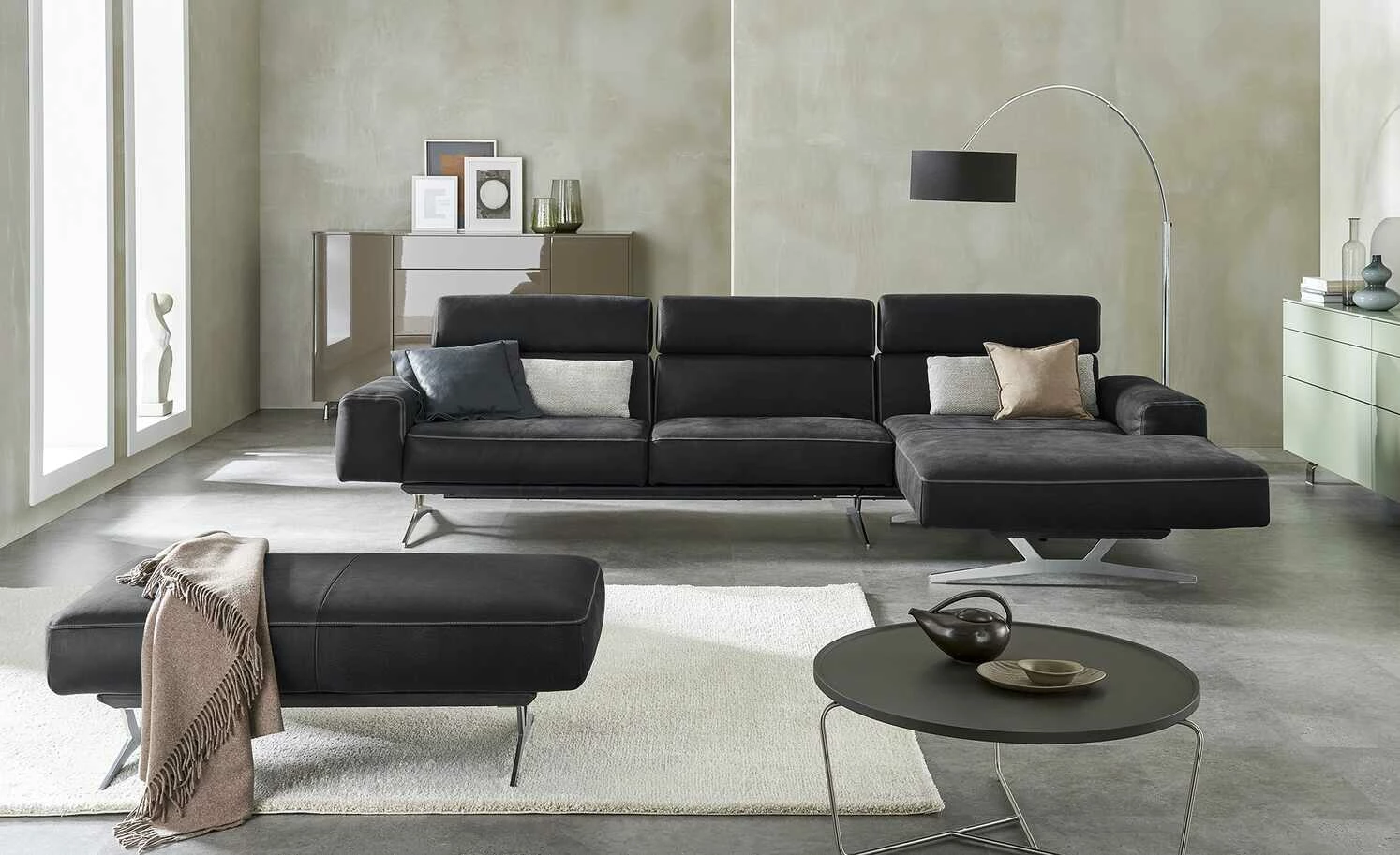 KOINOR Ecksofa Monroe | Omega (Schwarz) rechts 3 KOINOR Ecksofa Monroe | Omega (Schwarz) rechts