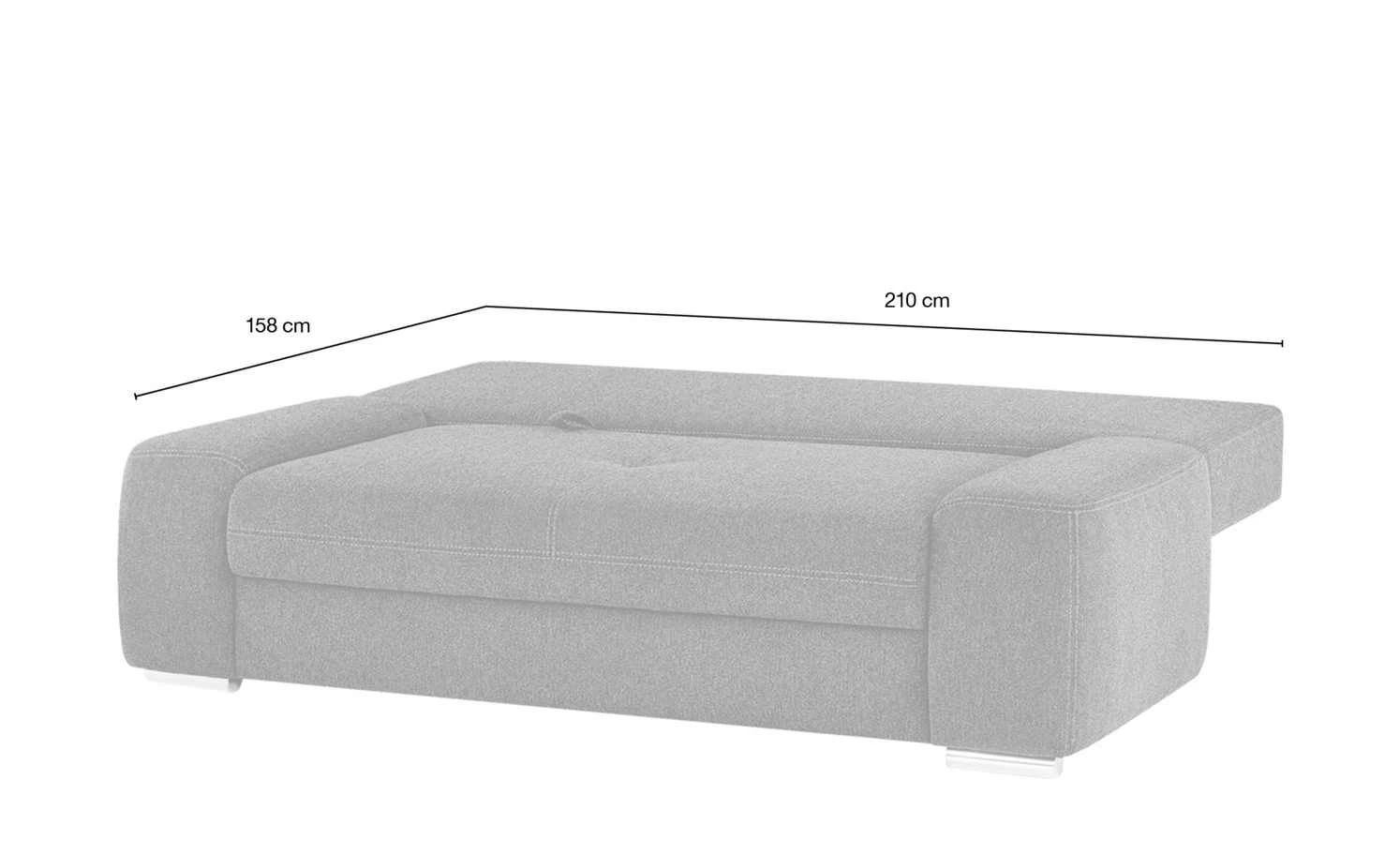 bobb Schlafsofa mit Boxspringpolsterung Viannie de Luxe | Anthrazit 15 bobb Schlafsofa mit Boxspringpolsterung Viannie de Luxe | Anthrazit – Bild 13